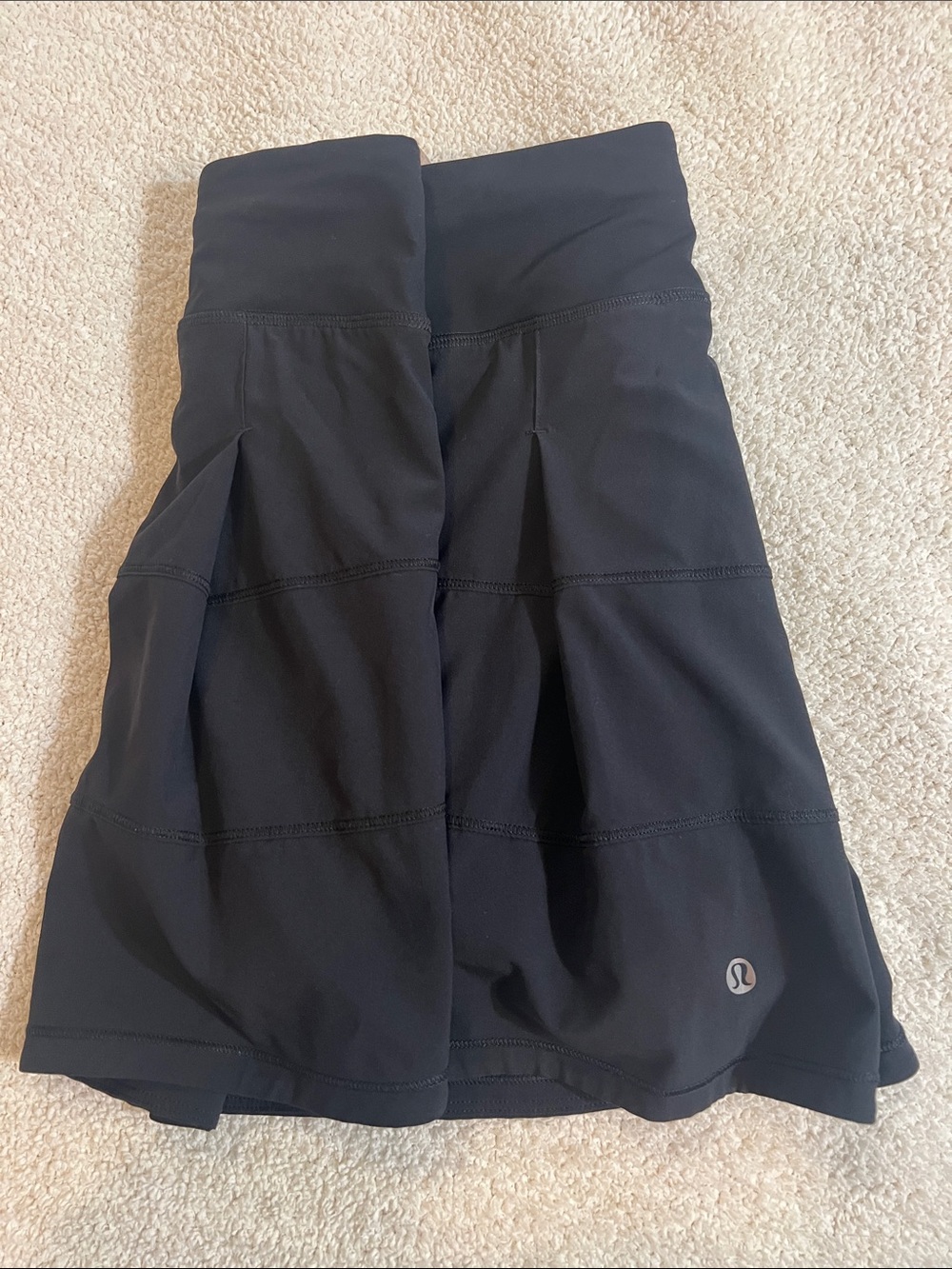lululemon athletica Black Athletic Skirt